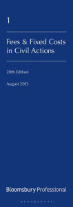 Title: Lawyers Costs and Fees: Fees and Fixed Costs in Civil Actions, Author: Keith Biggs