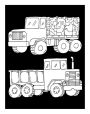 Alternative view 2 of The Diggers and Trucks Colouring Book