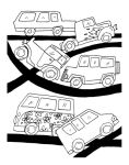 Alternative view 3 of The Planes, Trains and Cars Colouring Book