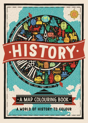 History A Map Colouring Bookpaperback