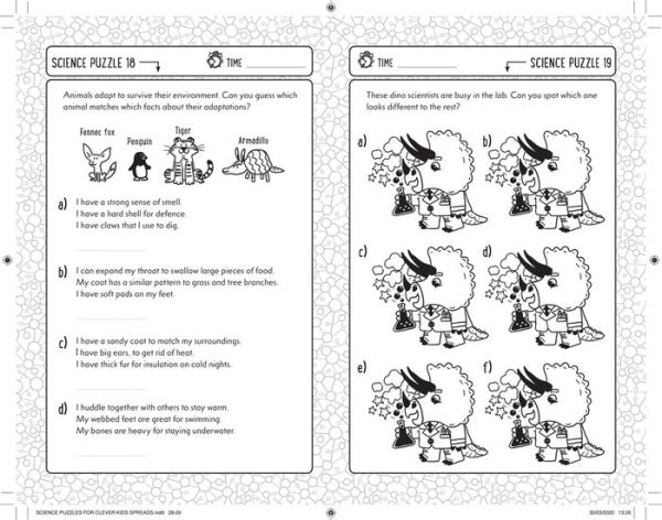 Science Puzzles for Clever Kids