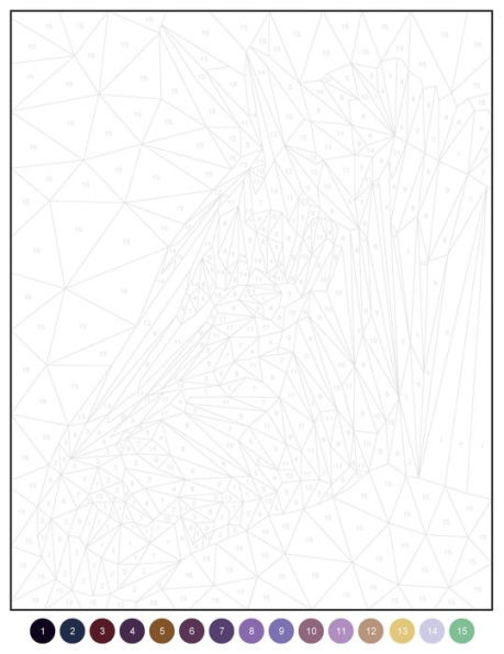 Colourmetrics: A Geometric Colour by Numbers Challenge