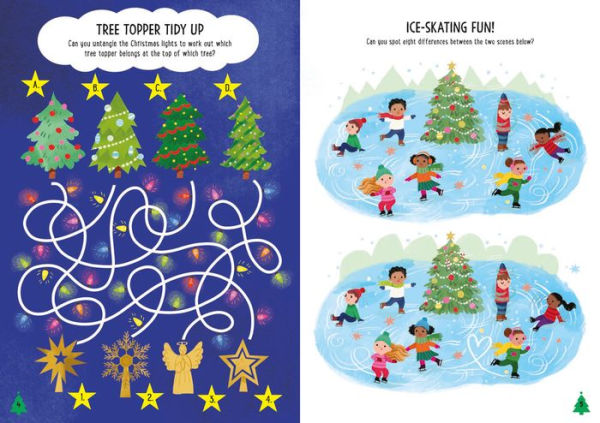 The Tree-mendous Christmas Activity Book: Filled with mazes, spot-the-difference puzzles, matching pairs and other fun festive games