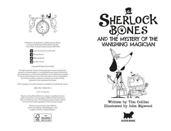 Sherlock Bones and the Mystery of the Vanishing Magician: A Puzzle Adventure