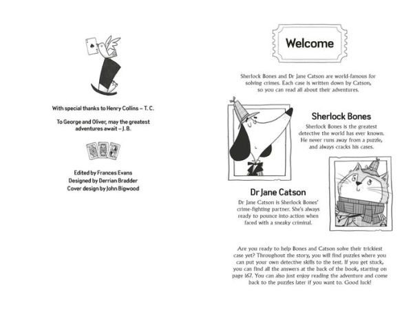 Sherlock Bones and the Mystery of the Vanishing Magician: A Puzzle Adventure