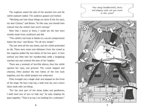 Sherlock Bones and the Mystery of the Vanishing Magician: A Puzzle Adventure