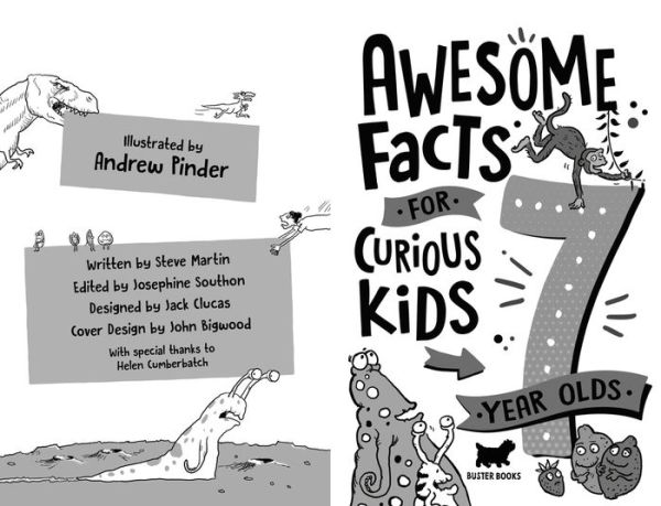 Awesome Facts for Curious Kids: 7 Year Olds by Steve Martin