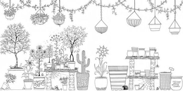 Secret Garden: An Inky Treasure Hunt and Coloring Book for Adults