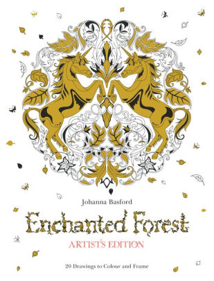  Enchanted Forest Artist s Edition 20 Drawings to Color 