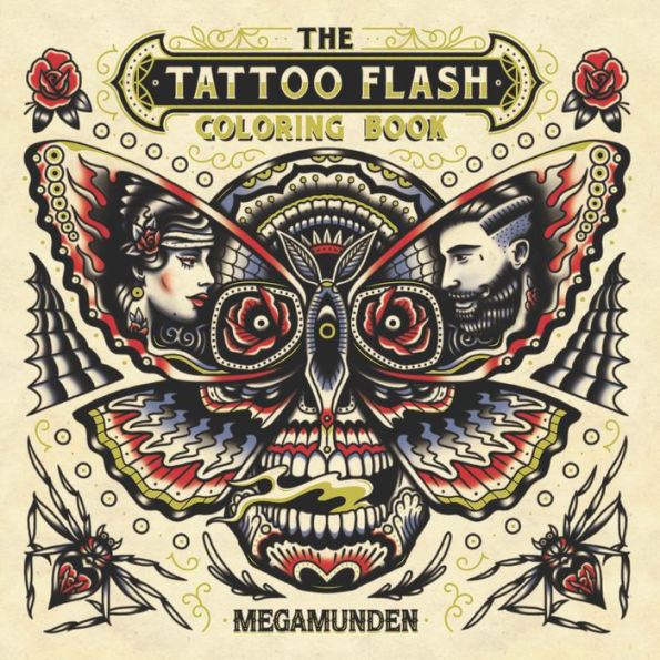 The Tattoo Flash Coloring Book: For Adults (mindfulness coloring, tattoo, activity book)