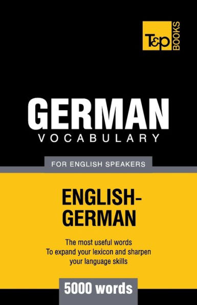 German vocabulary for English speakers - 5000 words