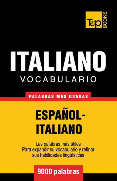 Vocabulario espaï¿½ol-italiano - 9000 palabras mï¿½s usadas