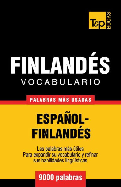 Vocabulario espaï¿½ol-finlandï¿½s - 9000 palabras mï¿½s usadas