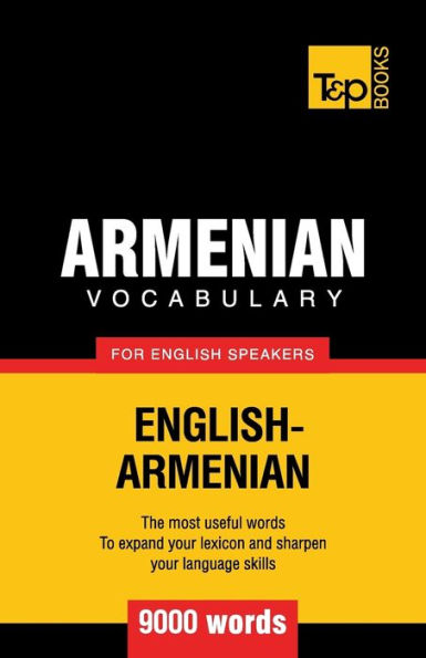 Armenian vocabulary for English speakers