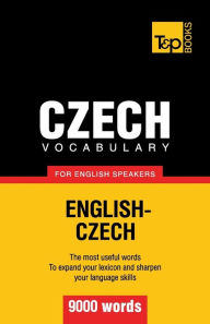 Title: Czech vocabulary for English speakers - 9000 words, Author: Andrey Taranov