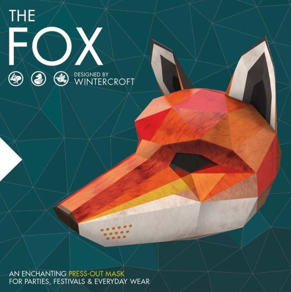 The Fox: An Enchanting Press-Out Mask for Parties, Festivals & Everyday Wear