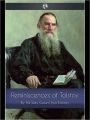 Reminiscences of Tolstoy