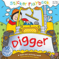 Title: STICKER PLAYBOOK - DIGGER, Author: Simon Abbott