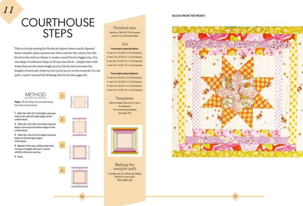 Hand-Stitched Quilts: Choose from 27 block designs and hand-piece your own unique quilts