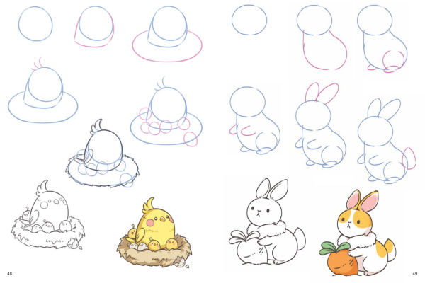 How to Draw Cute Kawaii in Simple Steps