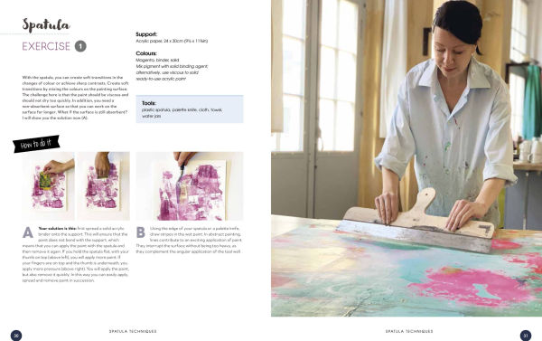Abstract Painting: 20 projects and creative techniques in acrylic & mixed media