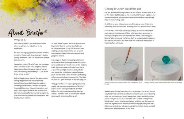 Painting with Brusho: Create vibrant & expressive paintings using watercolour ink powder