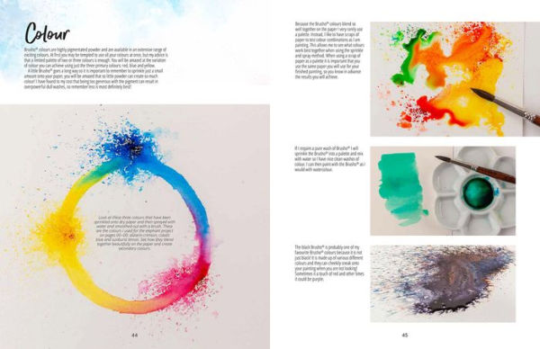 Painting with Brusho: Create vibrant & expressive paintings using watercolour ink powder