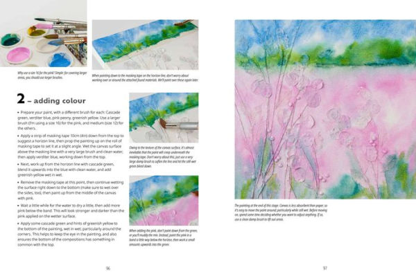 Barnes and Noble Painting Abstract Nature on Canvas: A guide to