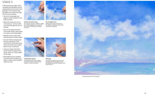 Painting Skies in Pastel: Creating dramatic clouds and atmospheric skyscapes