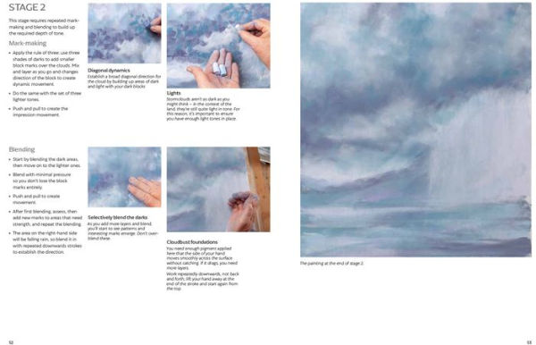 Painting Skies in Pastel: Creating dramatic clouds and atmospheric skyscapes