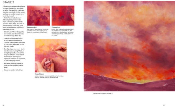 Painting Skies in Pastel: Creating dramatic clouds and atmospheric skyscapes