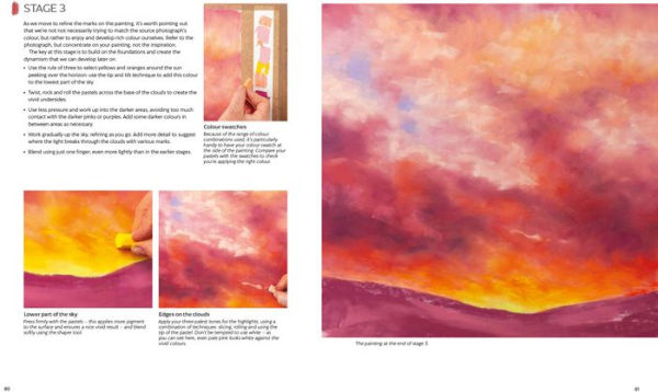 Painting Skies in Pastel: Creating dramatic clouds and atmospheric skyscapes