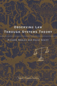 Title: Observing Law through Systems Theory, Author: Richard Nobles