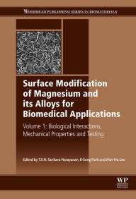 Title: Surface Modification of Magnesium and its Alloys for Biomedical Applications: Biological Interactions, Mechanical Properties and Testing, Author: T.S.N. Sankara Narayanan