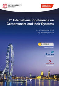 Title: 8th International Conference on Compressors and their Systems, Author: City University London