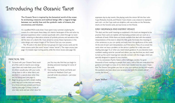 Oceanic Tarot: Includes a full deck of specially commissioned tarot cards and a 64-page illustrated book