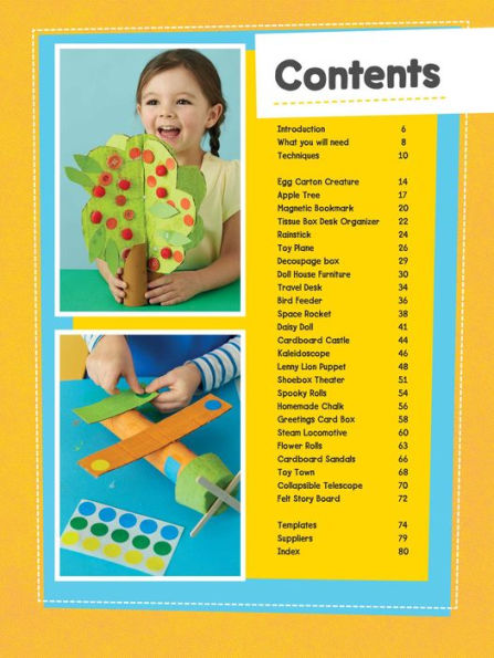 Let's Get Crafty with Cardboard and Paint: 25 creative and fun projects for kids aged 2 and up