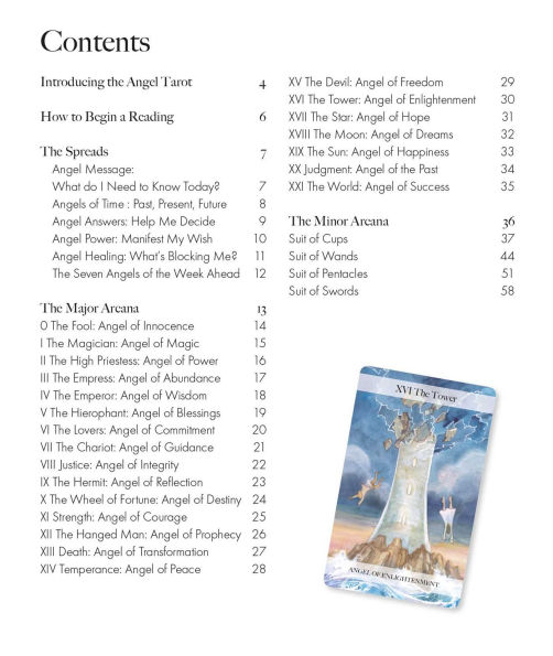 The Angel Tarot: Includes a full deck of 78 specially commissioned tarot cards and a 64-page illustrated book