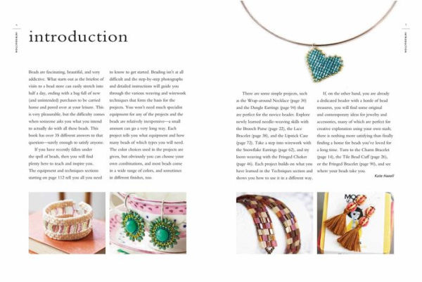 The Seed Bead Book: Over 35 step-by-step projects made with modern beads