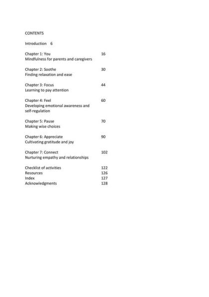 Mindfulness for Children: Simple activities parents and children to create greater focus, resilience, joy