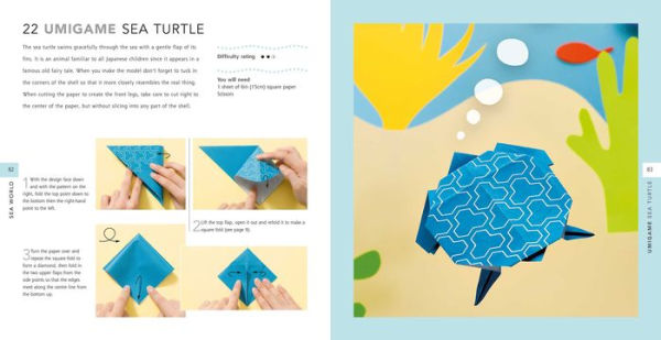 Origami Ocean Friends: 35 water-based favorites to fold in an instant: includes 50 pieces of origami paper