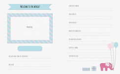 Alternative view 2 of Hello Baby: A record book of milestones and memories in the first 12 months