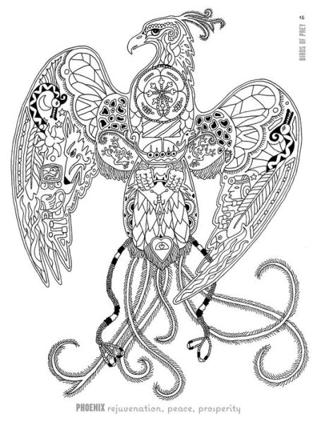 Color Your Winged Spirit Animal Guides: Reduce your stress levels with these winged animal motifs