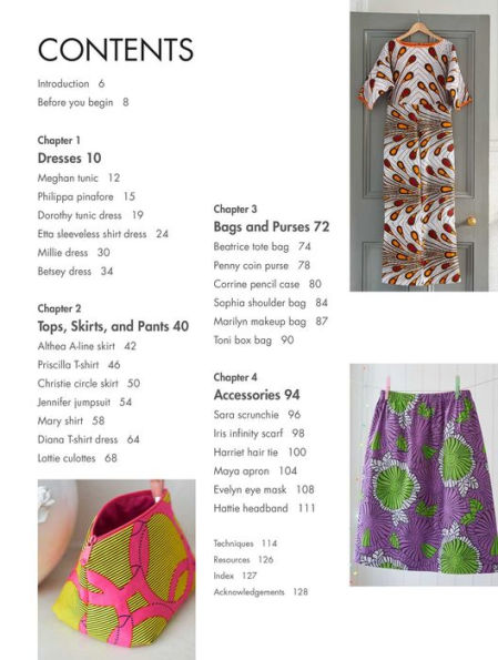 Sewing with African Wax Print Fabric: 25 vibrant projects for handmade clothes and accessories