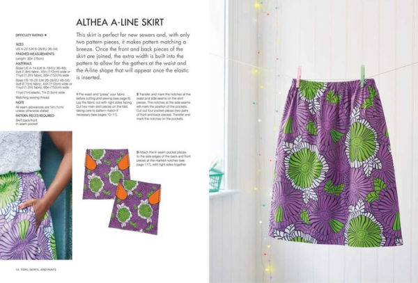 Sewing with African Wax Print Fabric: 25 vibrant projects for handmade clothes and accessories