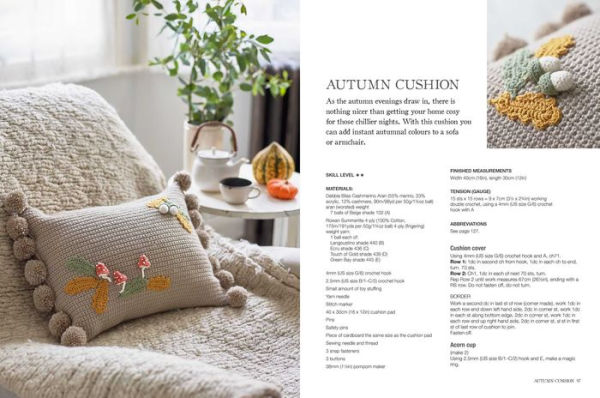 Crocheted Home: 35 beautiful designs for afghans, pillows, blankets and more