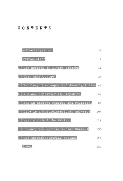 UFOs and the Extraterrestrial Message: A spiritual insight into UFOs and cosmic transmissions