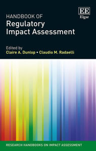 Title: Handbook of Regulatory Impact Assessment, Author: Claire A. Dunlop