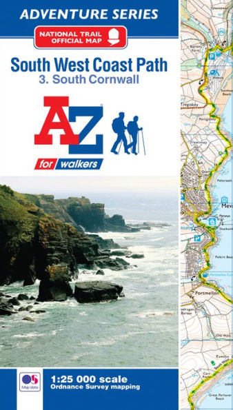 South West Coast Path South Cornwall A-Z Adventure Atlas