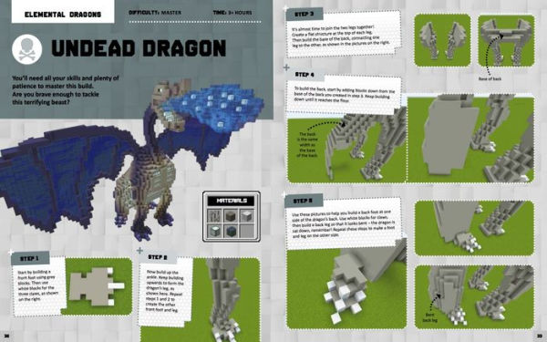 Master Builder: Minecraft Dragons (Independent & Unofficial): A Step-By-Step Guide to Creating Your Own Dragons, Packed with Amazing Mythical Facts to Inspire You!